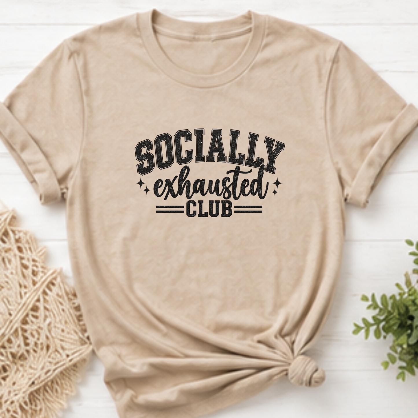 Socially Exhausted Social Club | Unisex T-Shirt