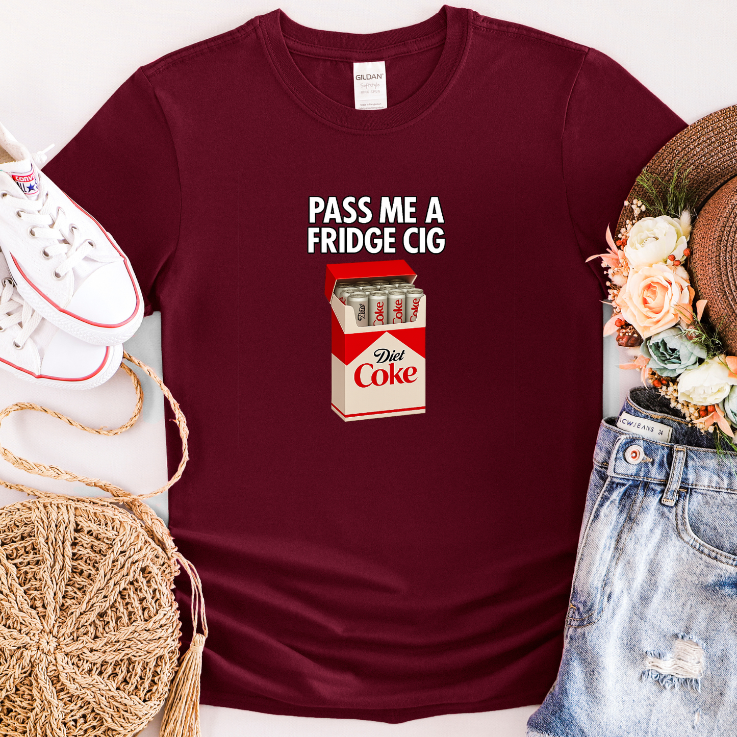 Pass Me a Fridge Cig Shirt – Funny Diet Coke Tee | T-Shirt