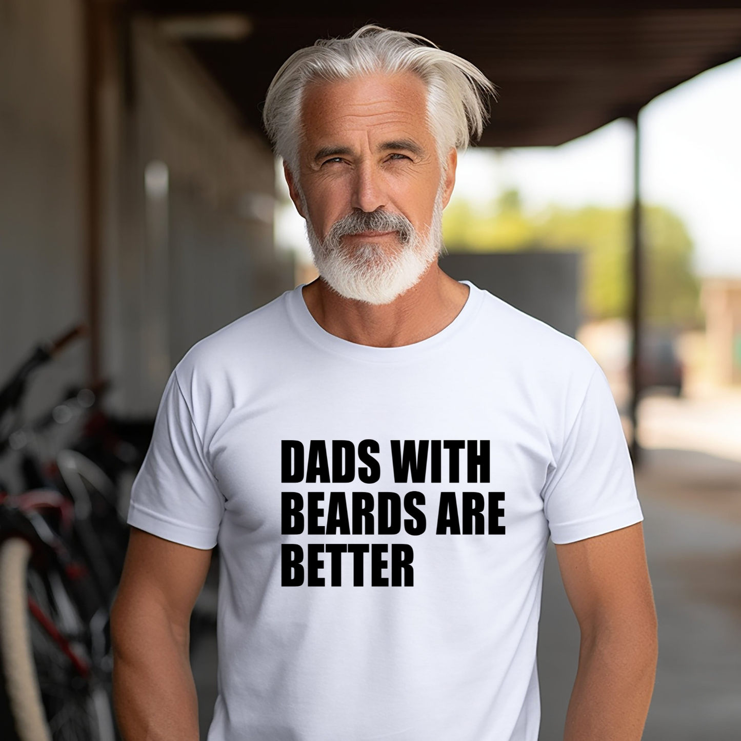 Dads with Beards are better Custom Tshirt | Fathers Day Shirt