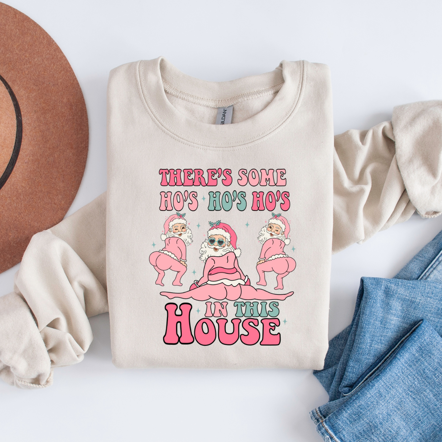 There's some Ho Ho Hos in this house - Funny Christmas sweater