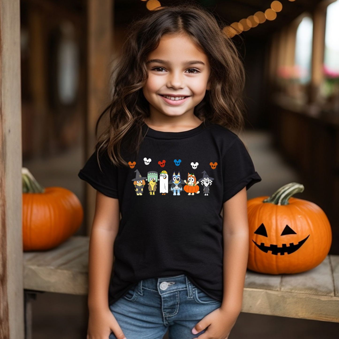 KIds Halloween Custom t-shirt - funny halloween shirt - cartoon halloween shirt