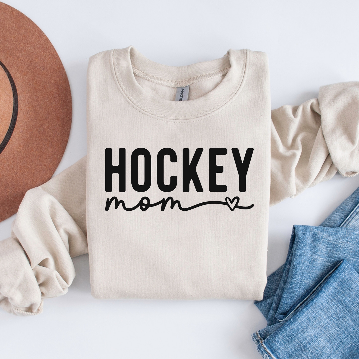 Hockey Mom Crewneck Sweatshirt