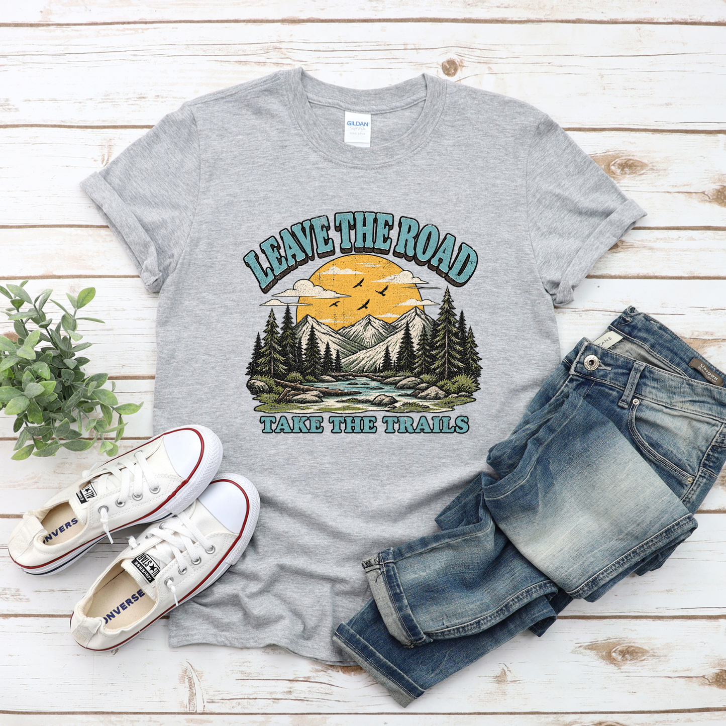 Leave the Road Take the Trails | Unisex Custom Shirt