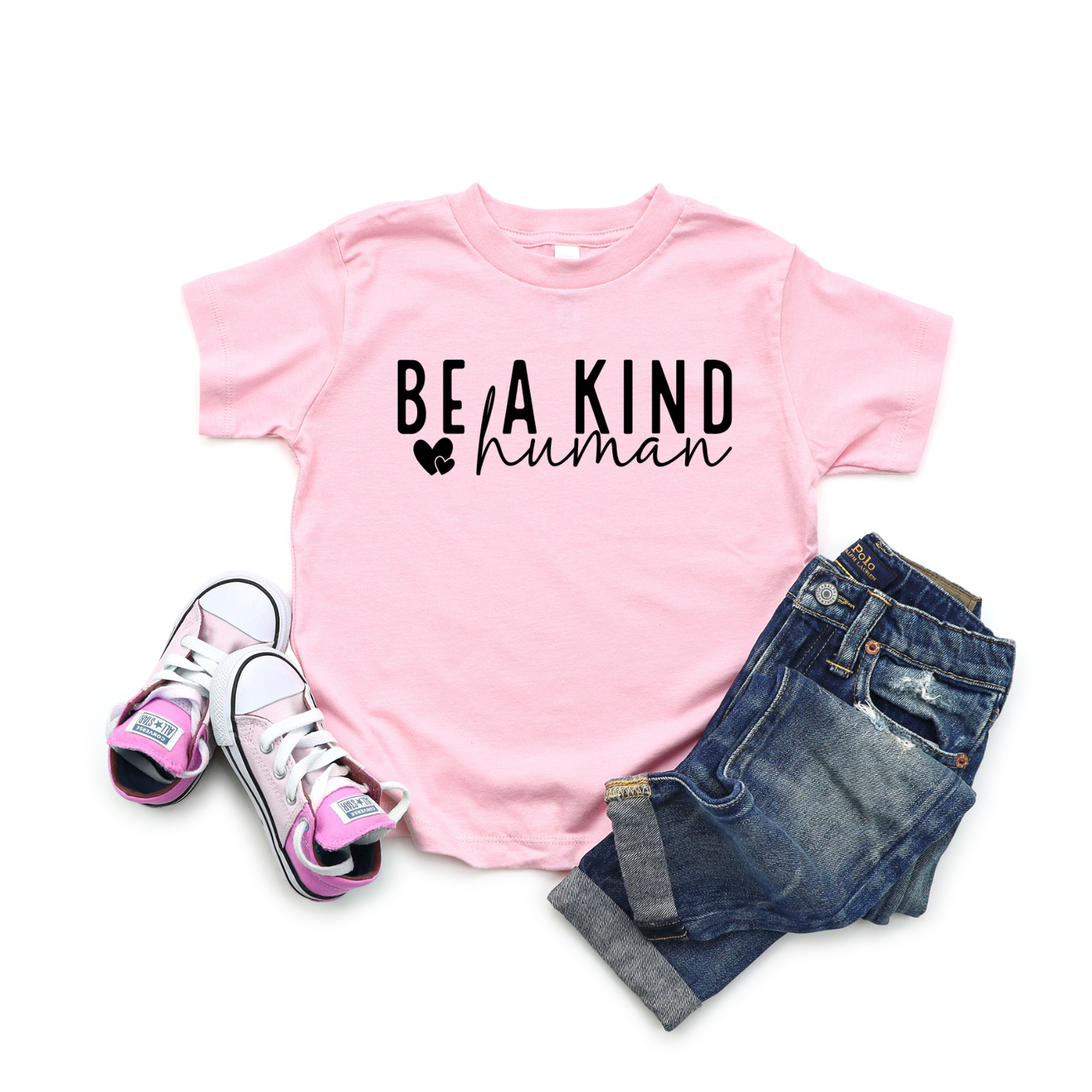 Be a Kind Human – Pink Shirt Day T-Shirt & Sweatshirt