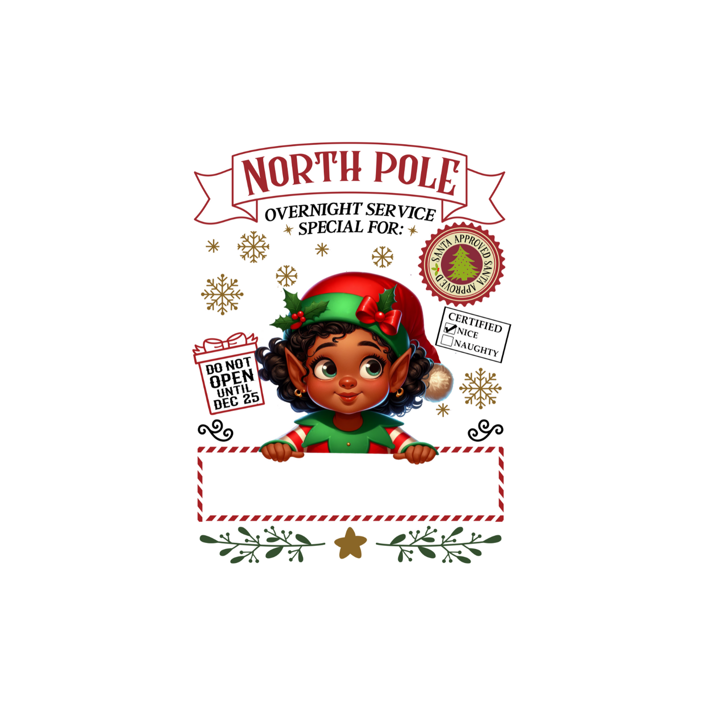 North Pole Personalized Santa Sacks