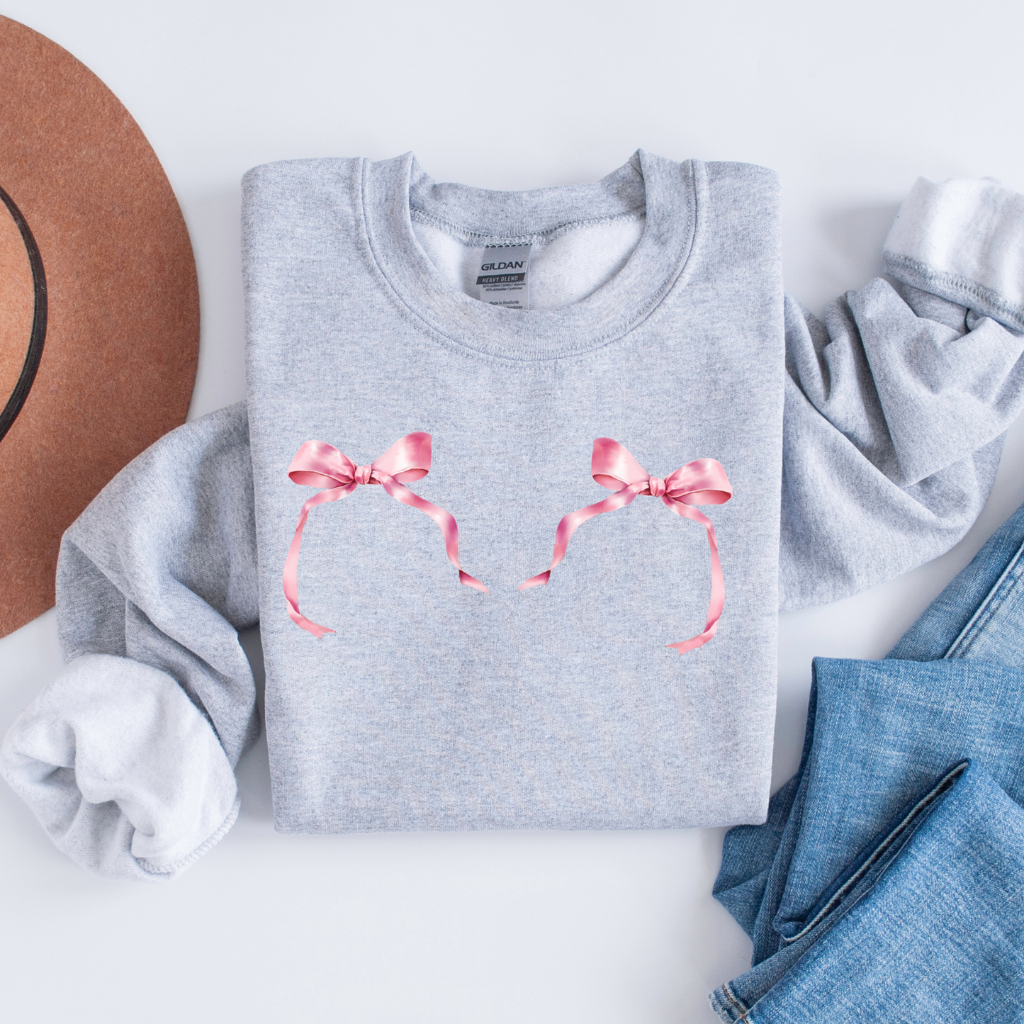 Pink Bow Sweatshirt