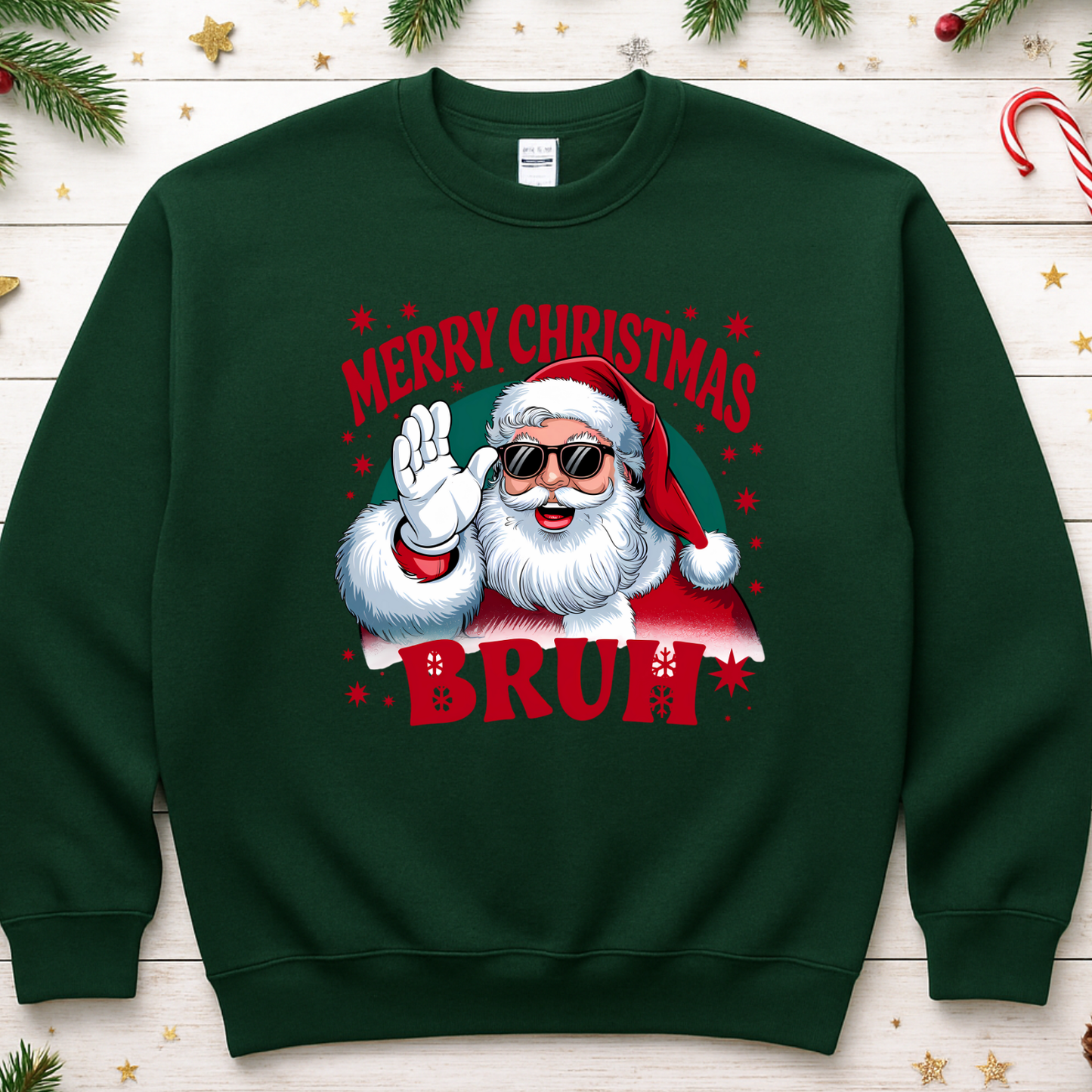 Merry Christmas Bruh Sweatshirt - Youth and Adult