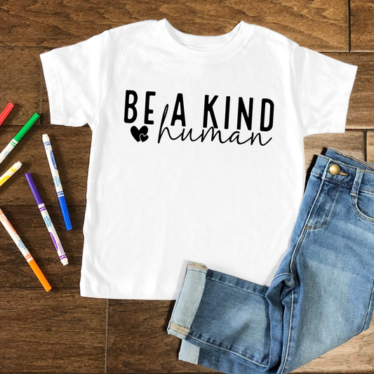 Be a Kind Human – Pink Shirt Day T-Shirt & Sweatshirt