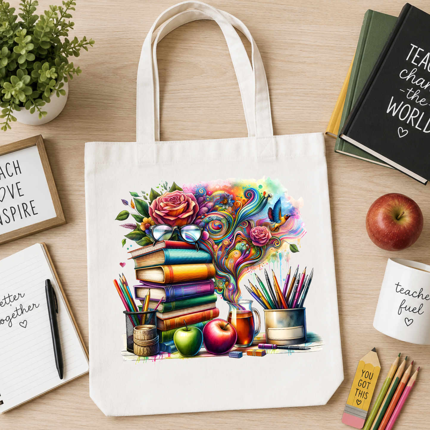 Teacher Tote Bags – Stylish, Practical & Perfect for Everyday Teacher Life | Year end gift