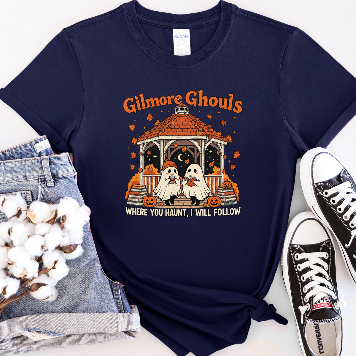 Gilmore Ghouls Halloween T-Shirt or Sweatshirt | Cozy Ghost Fall Shirt