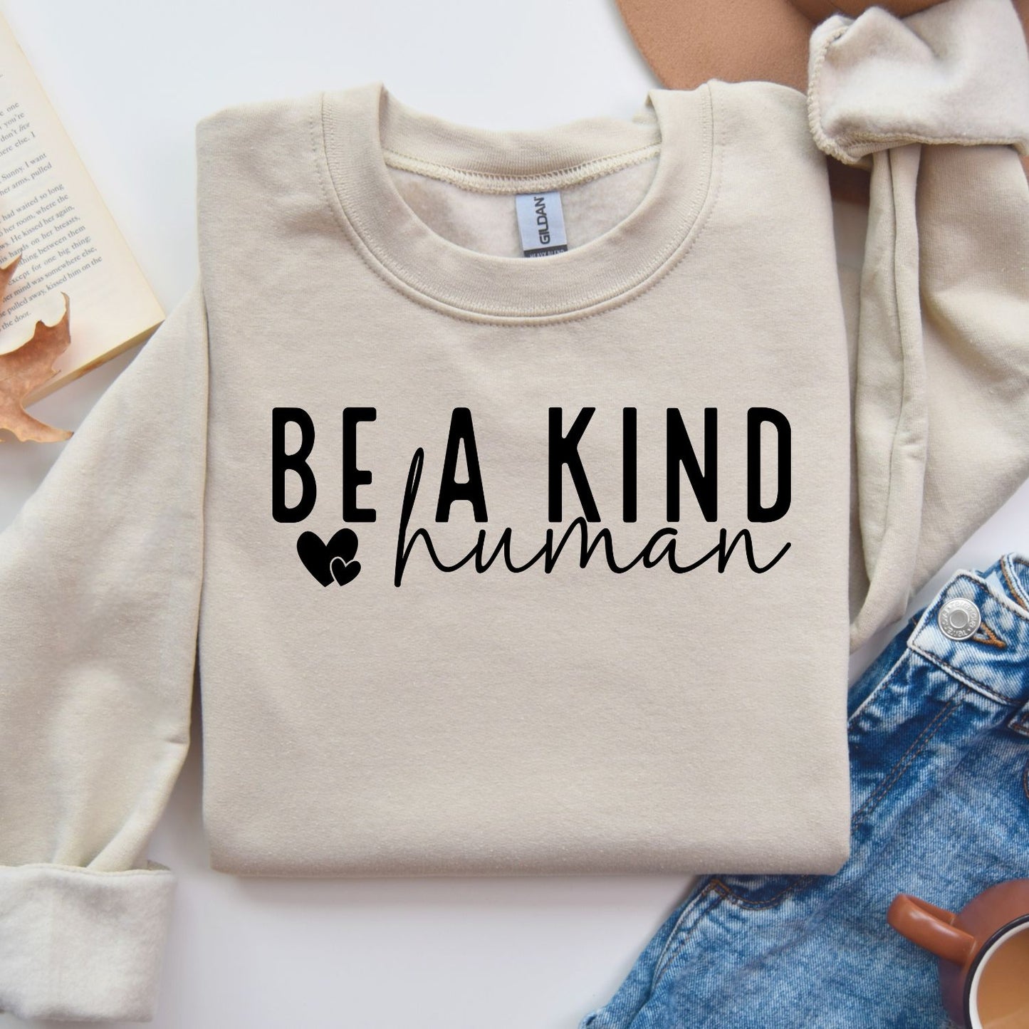 Be a Kind Human – Pink Shirt Day T-Shirt & Sweatshirt