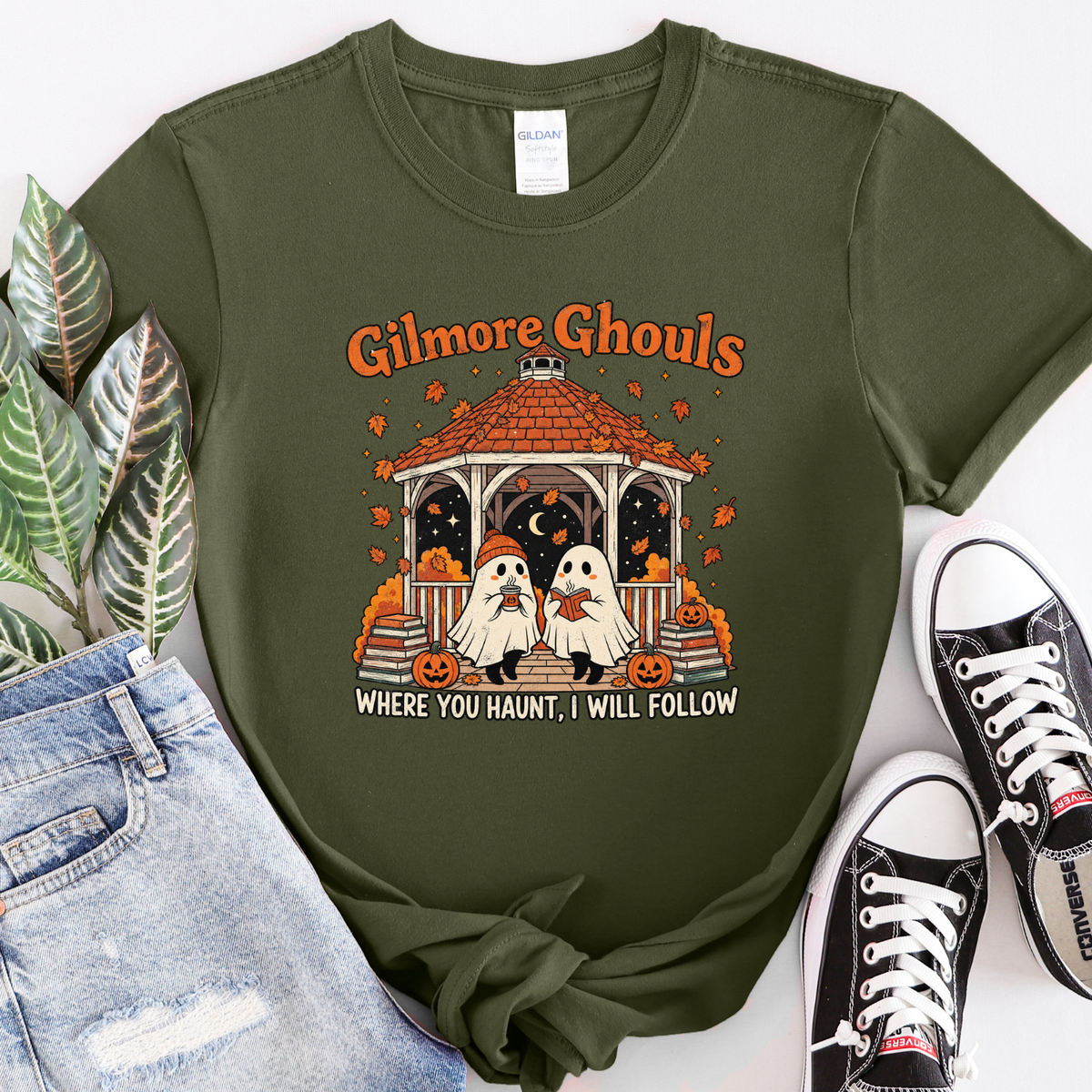 Gilmore Ghouls Halloween T-Shirt or Sweatshirt | Cozy Ghost Fall Shirt