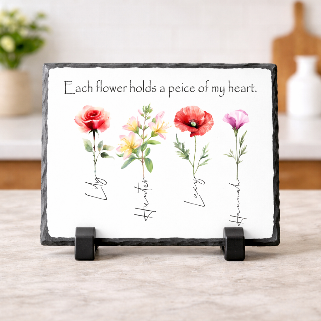 Personalized Slate Tiles & Pillow Cases | Custom Photo Gifts | Mother’s Day & Memorial Keepsakes