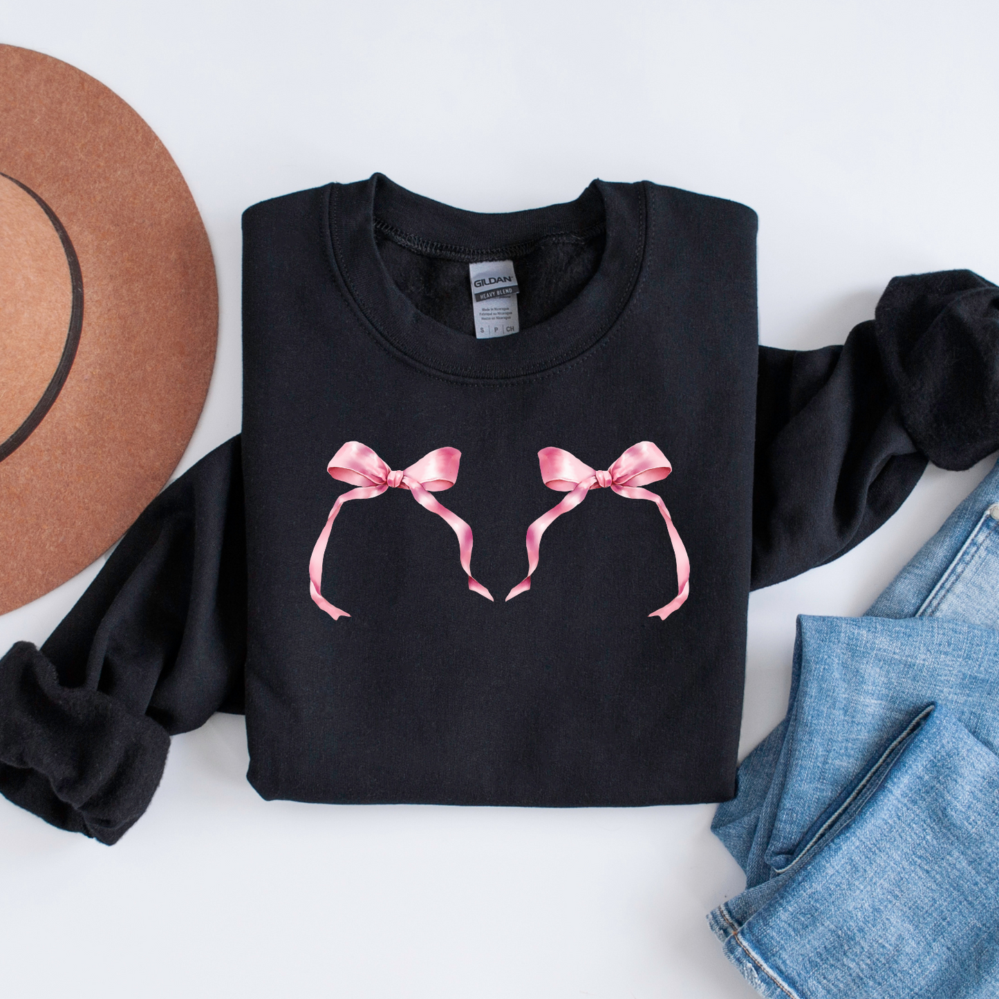 Pink Bow Sweatshirt