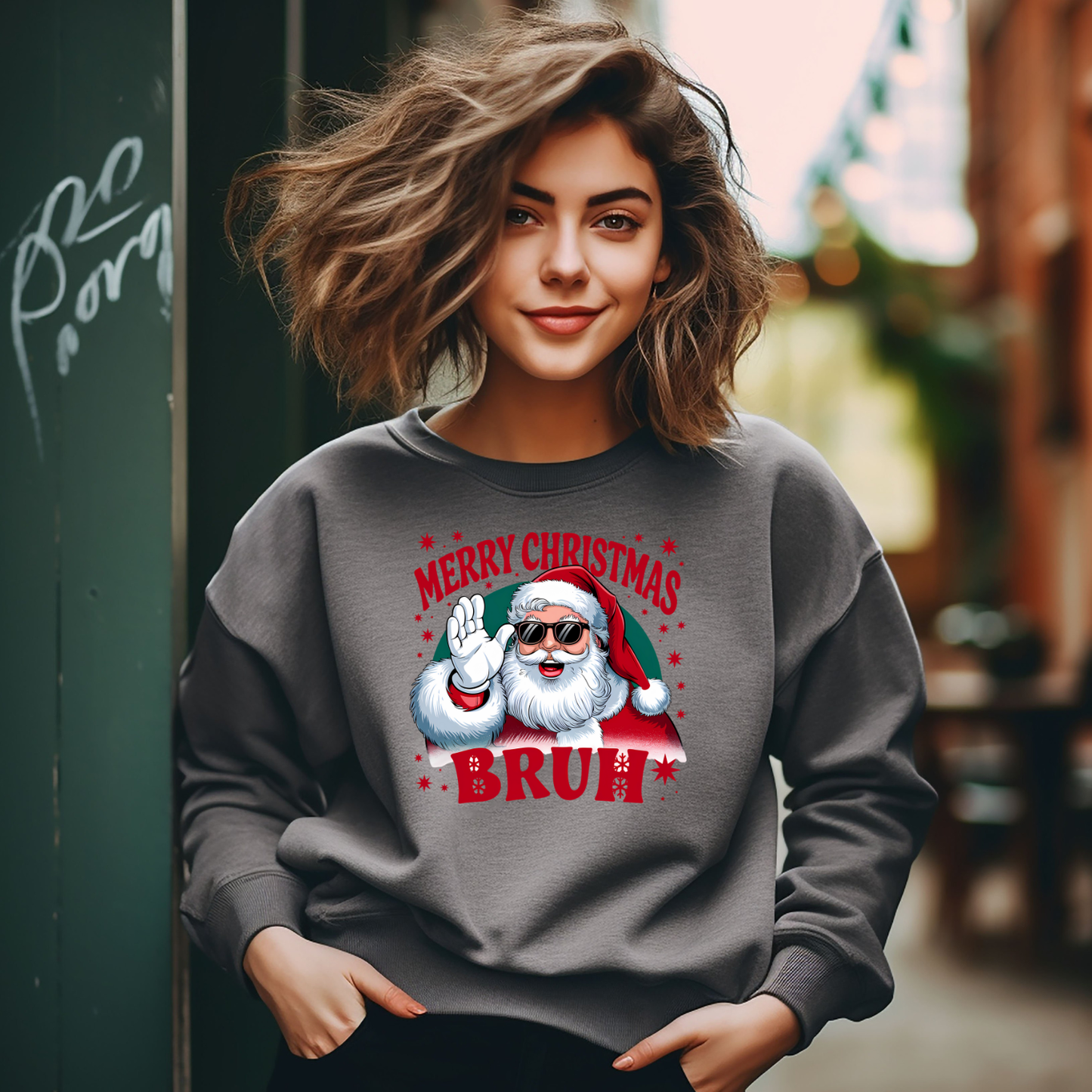 Merry Christmas Bruh Sweatshirt - Youth and Adult