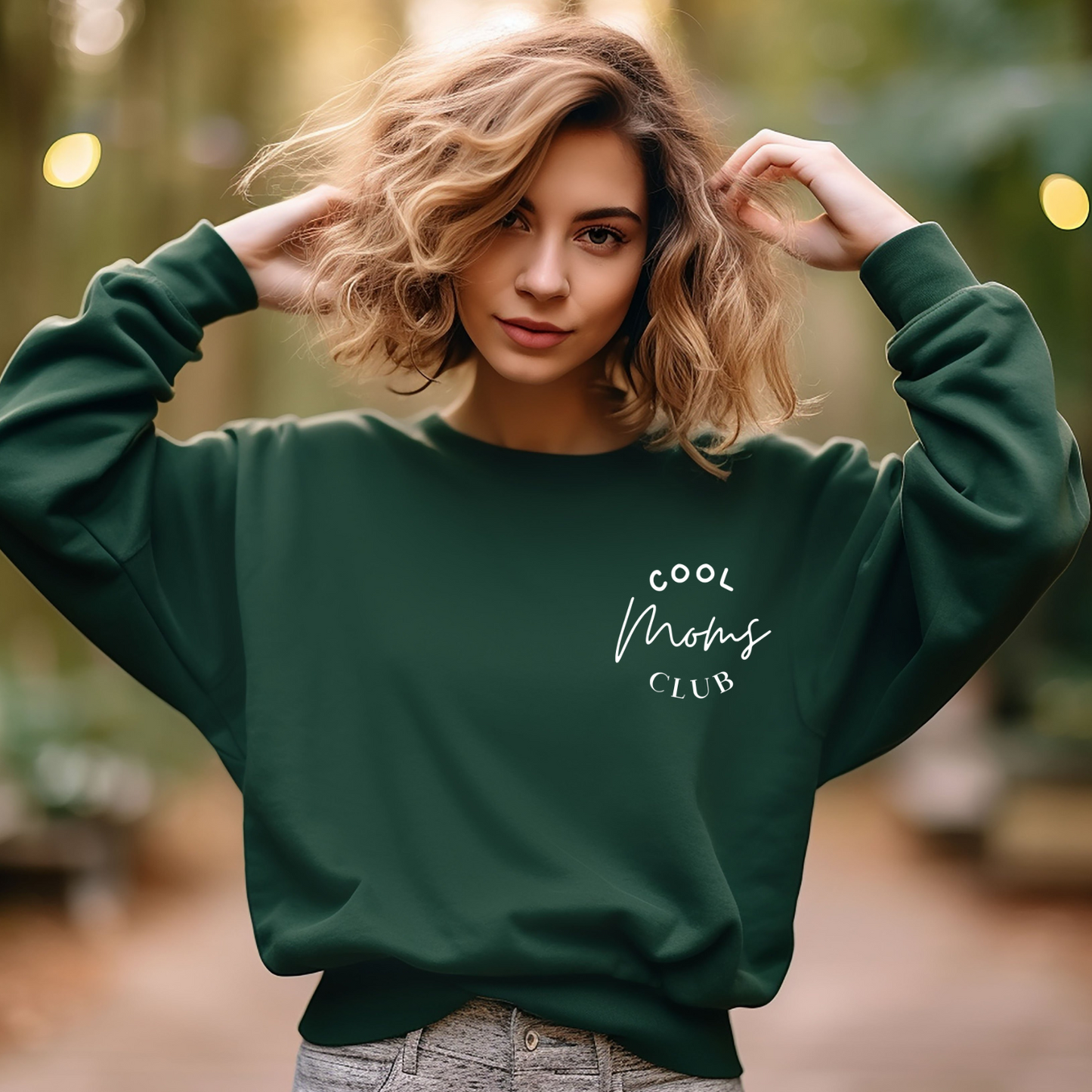 Cool Moms Club Crewneck Sweatshirt