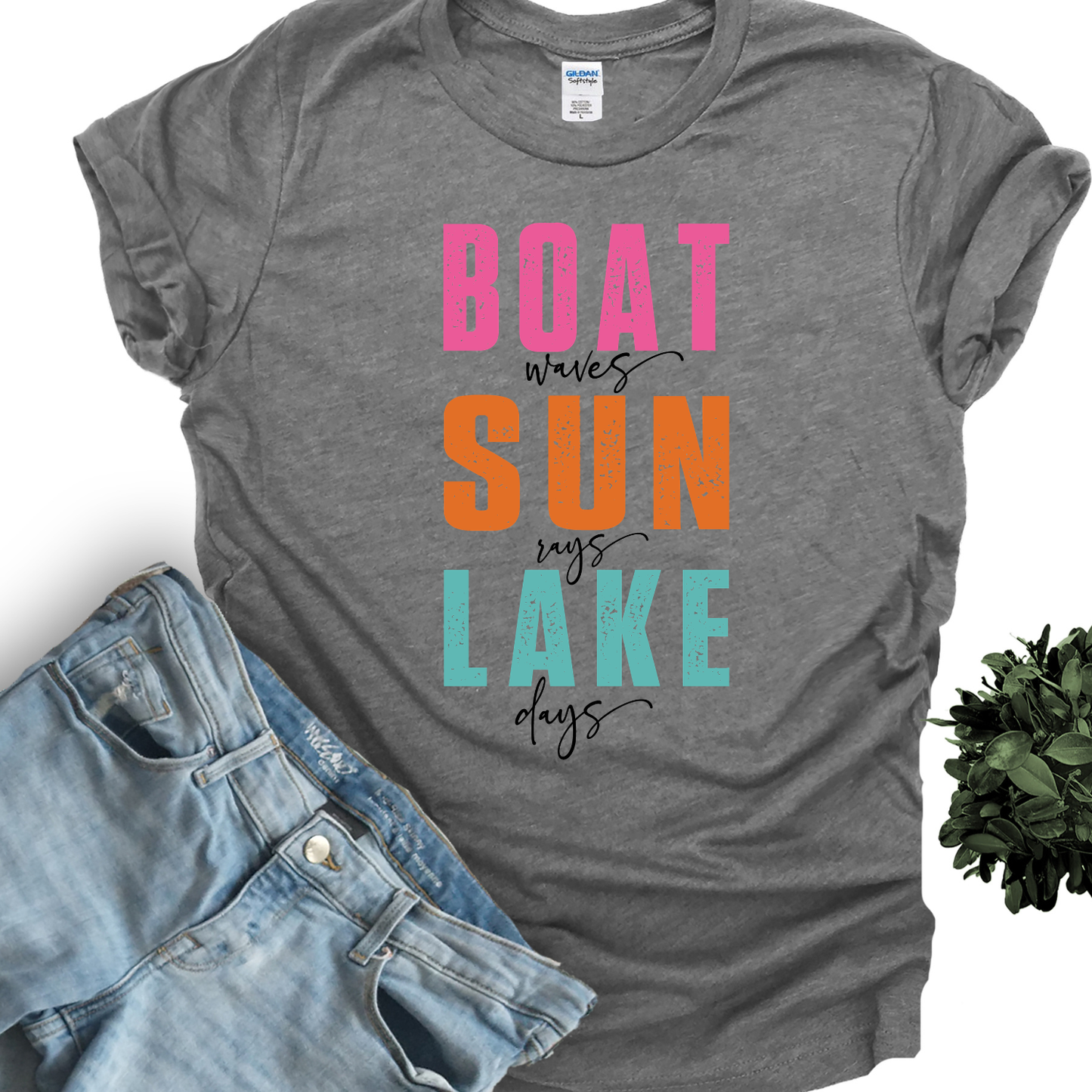 Boat Sun Lake Days Unisex Tshirt