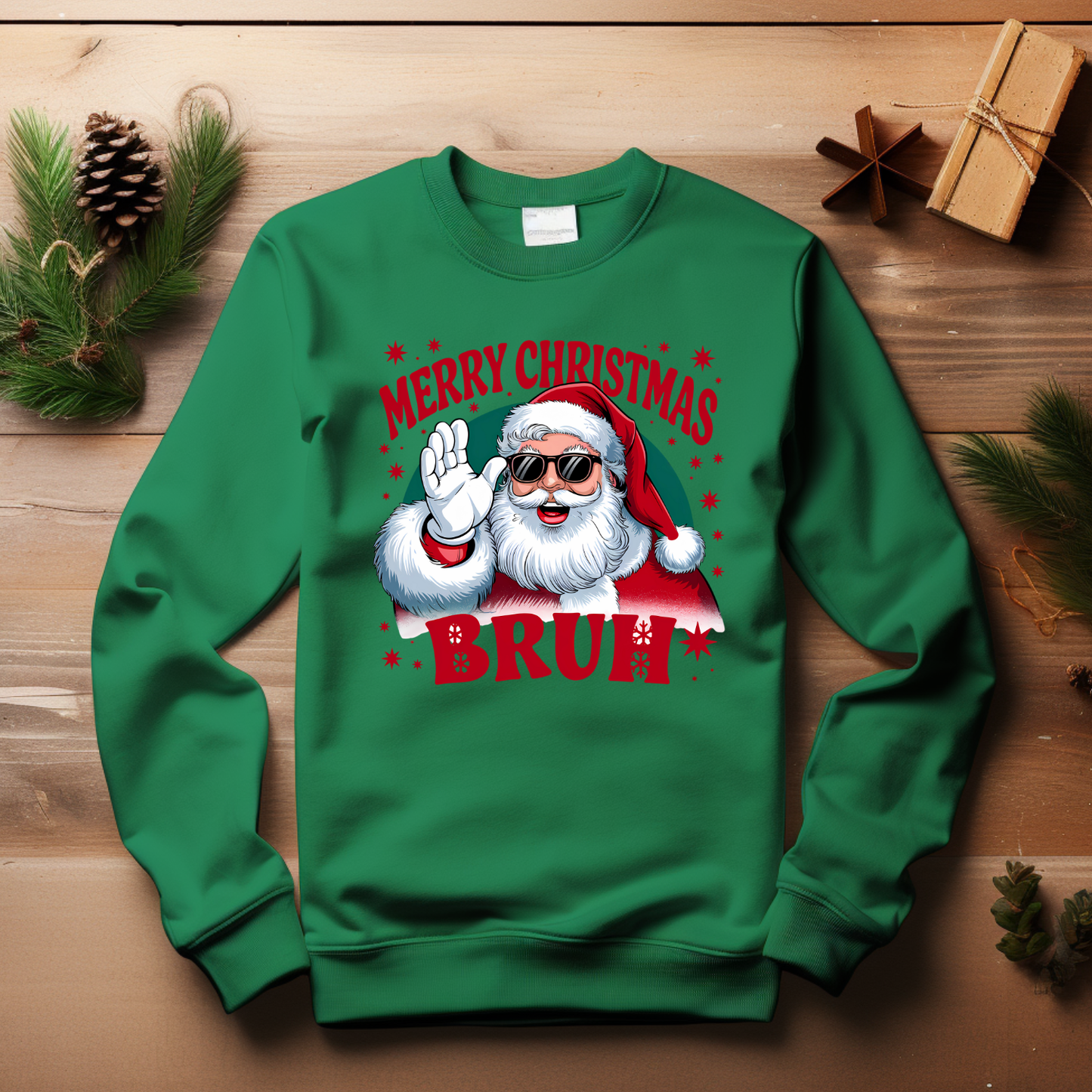 Merry Christmas Bruh Sweatshirt - Youth and Adult