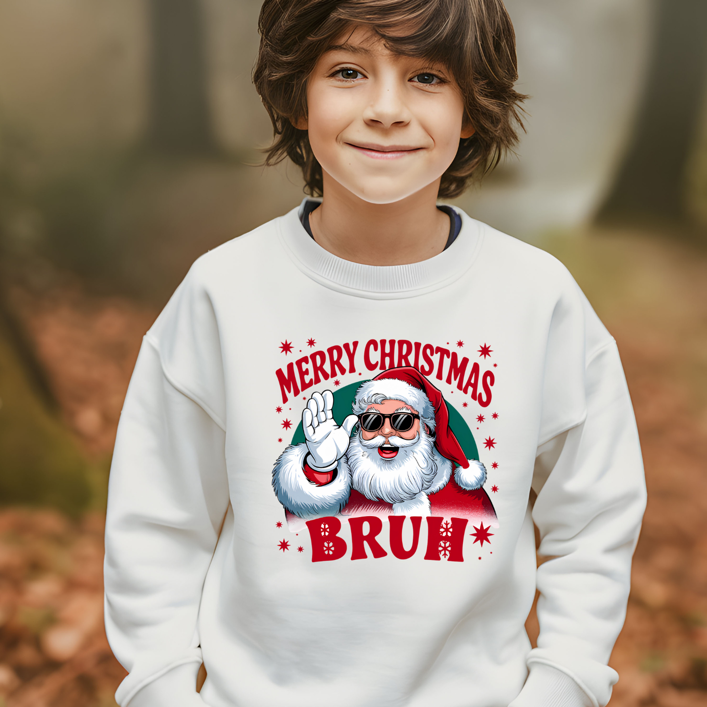 Merry Christmas Bruh Sweatshirt - Youth and Adult