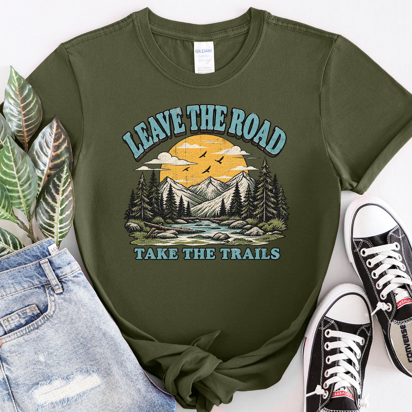 Leave the Road Take the Trails | Unisex Custom Shirt