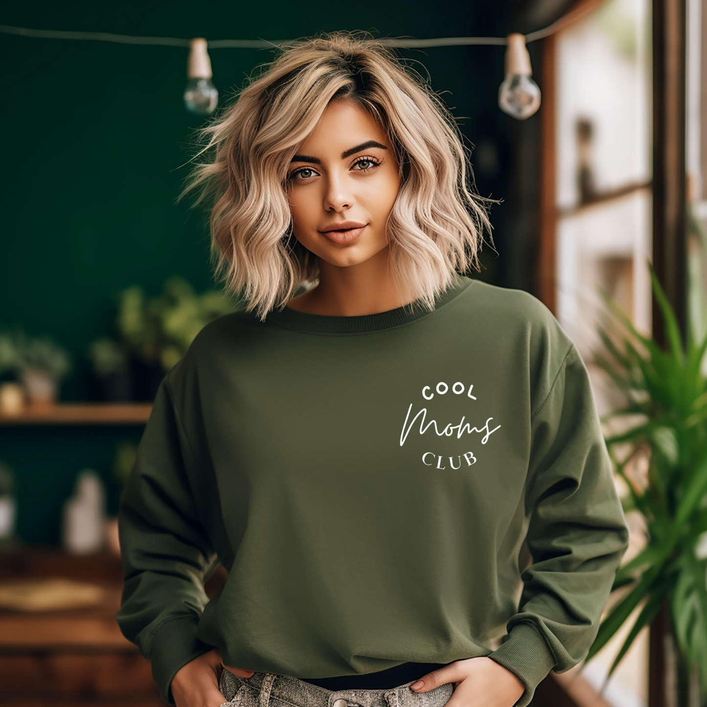 Cool Moms Club Crewneck Sweatshirt