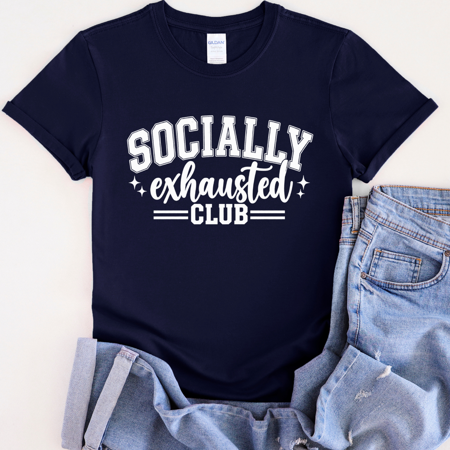 Socially Exhausted Social Club | Unisex T-Shirt
