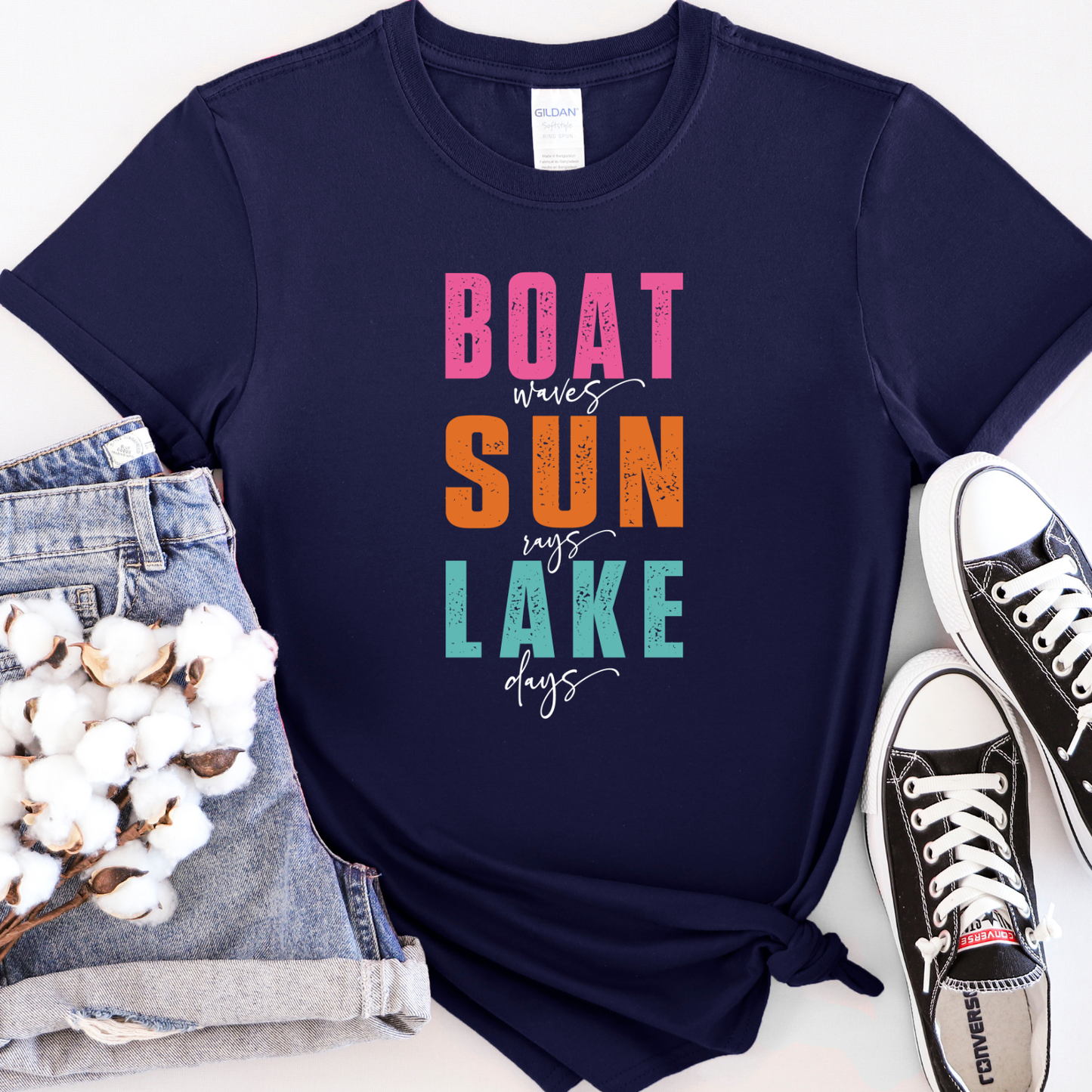 Boat Sun Lake Days Unisex Tshirt