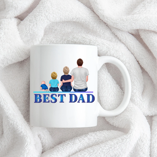Personalized Best Dad Mug
