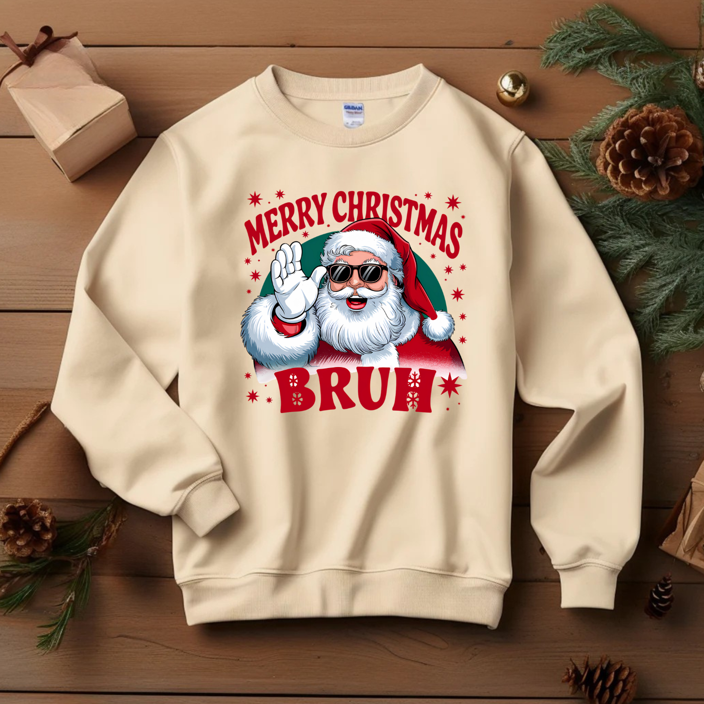 Merry Christmas Bruh Sweatshirt - Youth and Adult