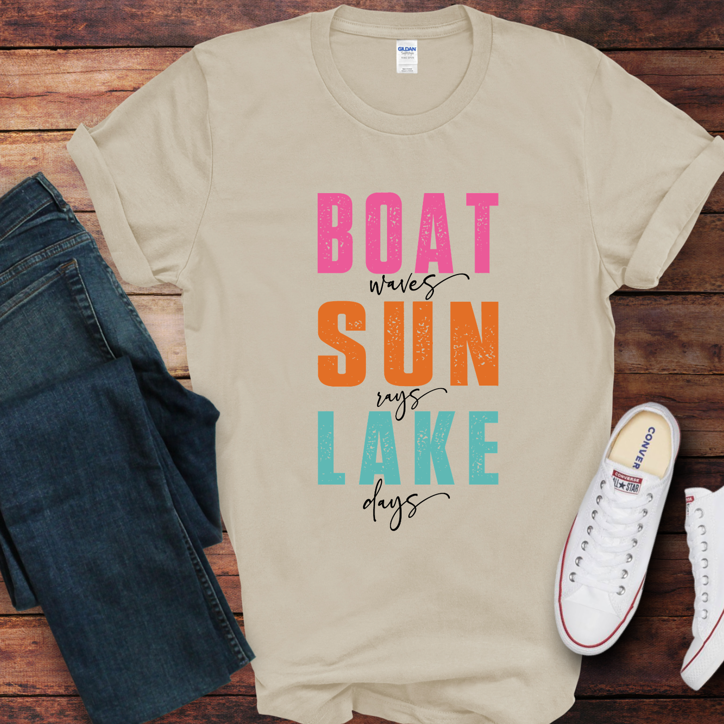 Boat Sun Lake Days Unisex Tshirt